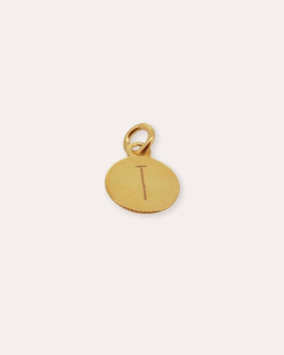 CHARMheyloveInicial de plata bañada en oro | heylove