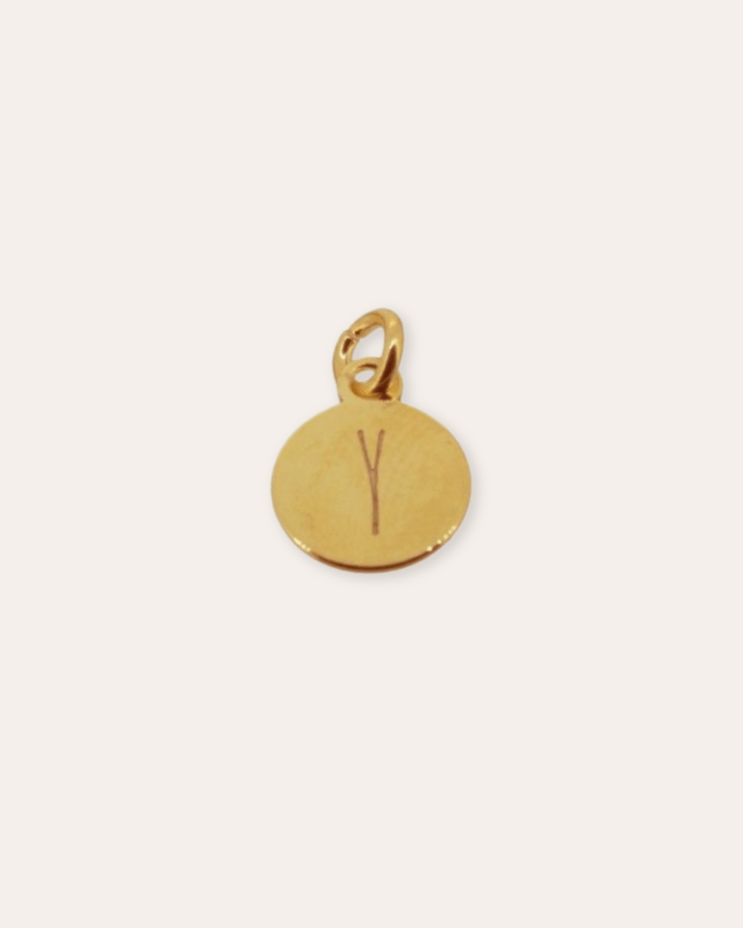 CHARMheyloveInicial de plata bañada en oro | heylove