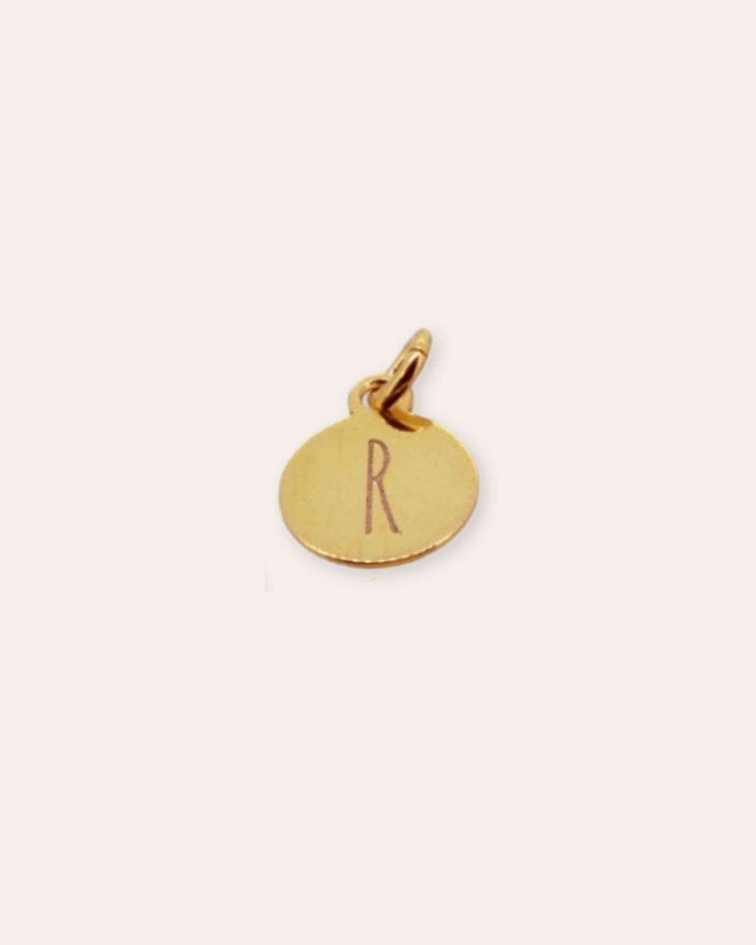 CHARMheyloveInicial de plata bañada en oro | heylove