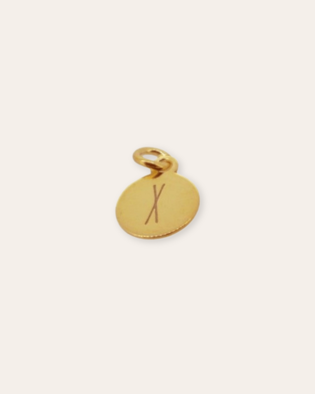 CHARMheyloveInicial de plata bañada en oro | heylove