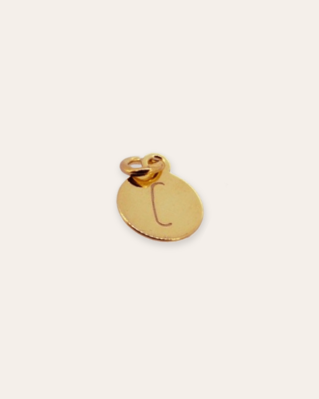 CHARMheyloveInicial de plata bañada en oro | heylove