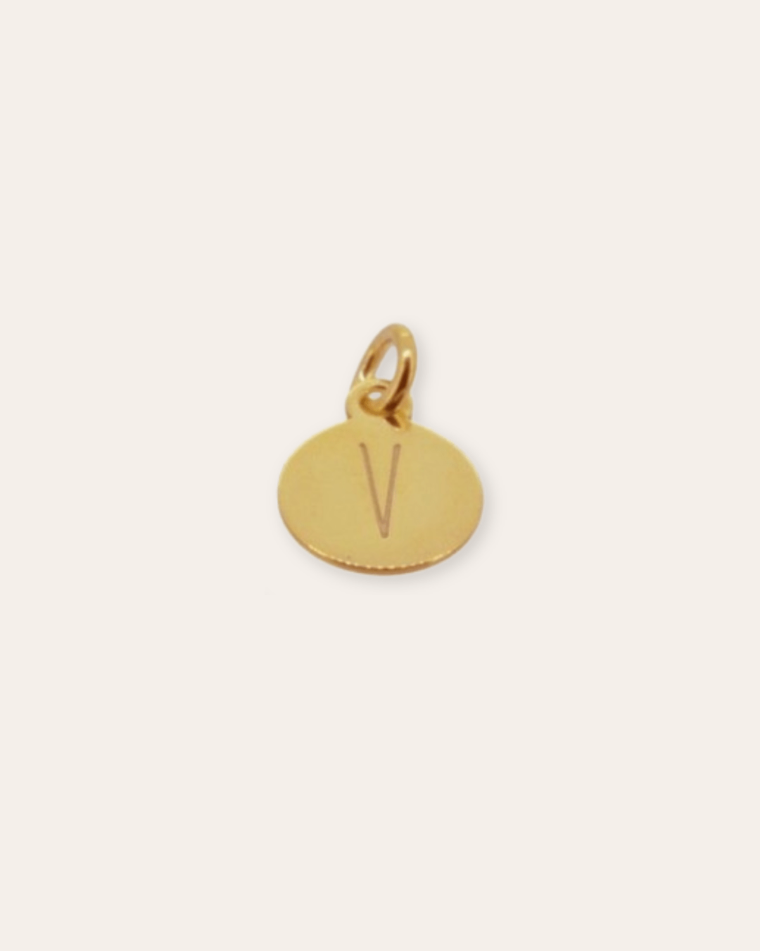 CHARMheyloveInicial de plata bañada en oro | heylove