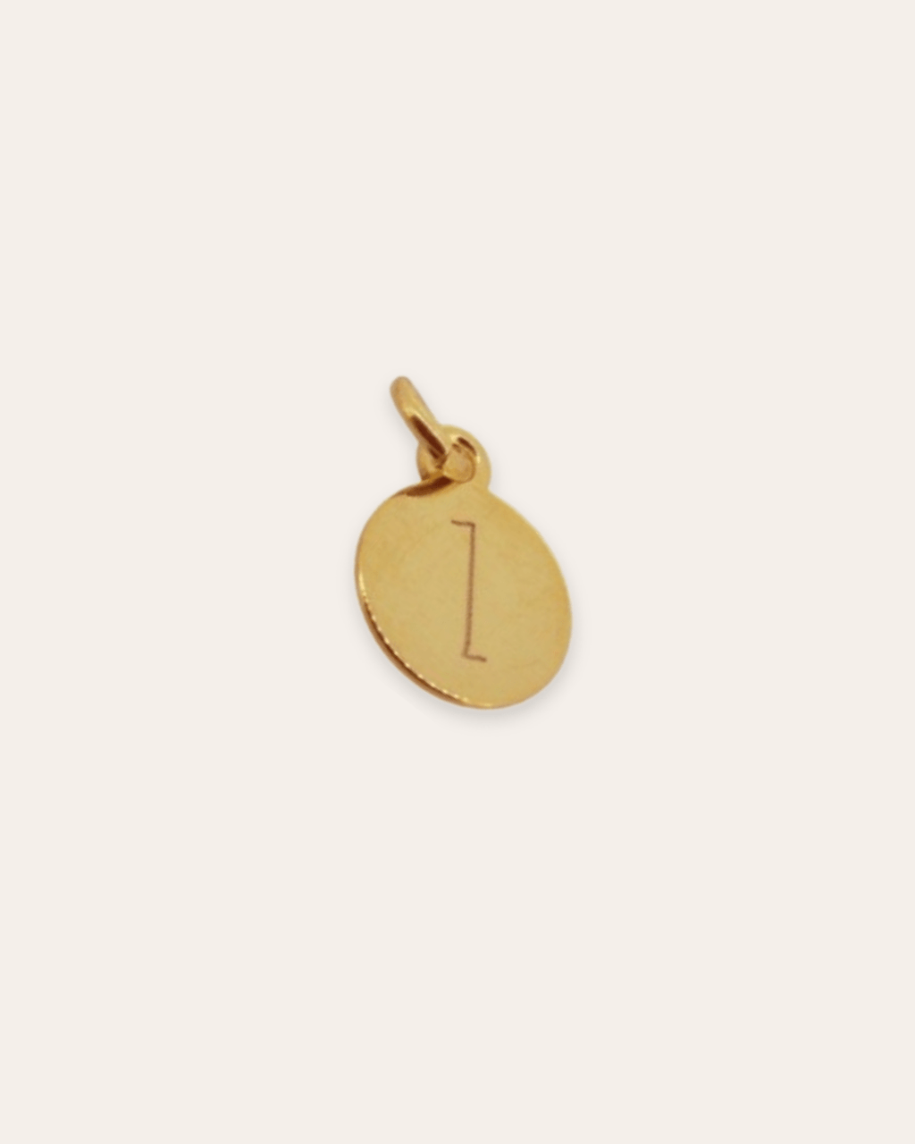 CHARMheyloveInicial de plata bañada en oro | heylove