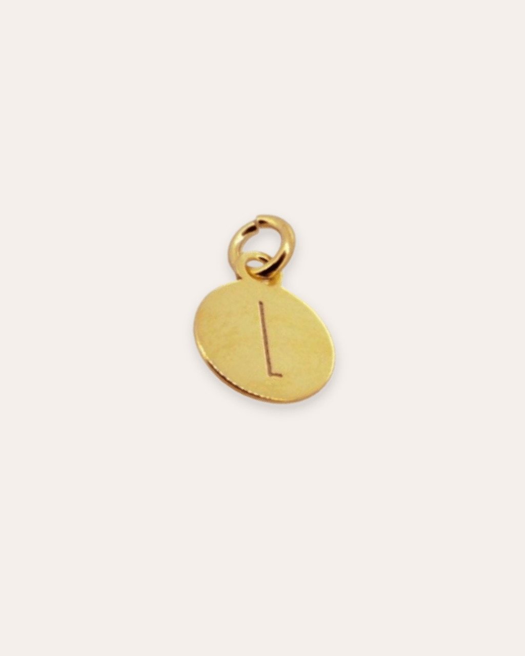 CHARMheyloveInicial de plata bañada en oro | heylove