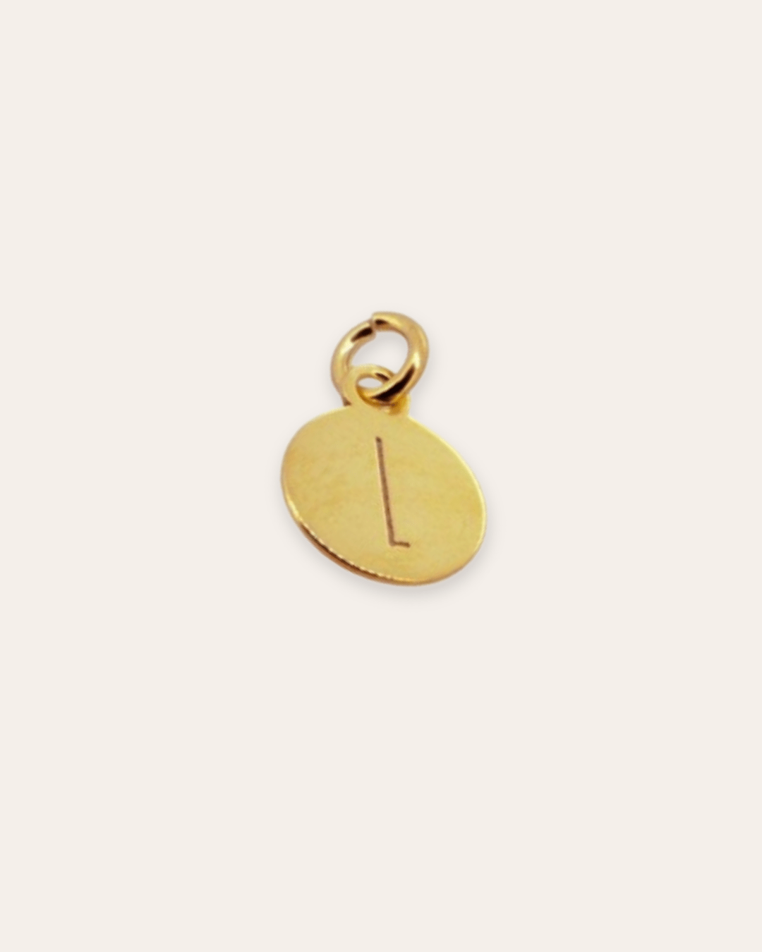 CHARMheyloveInicial de plata bañada en oro | heylove