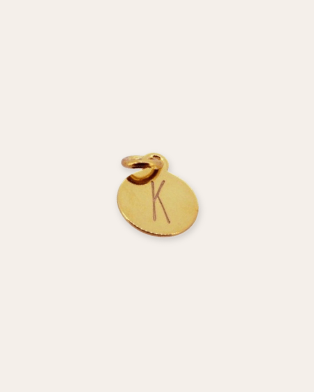 CHARMheyloveInicial de plata bañada en oro | heylove
