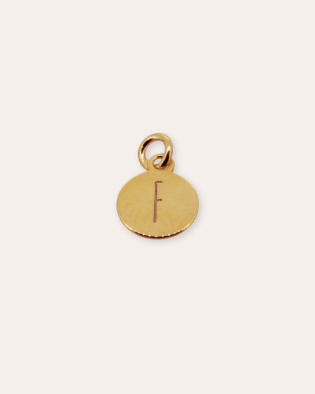 CHARMheyloveInicial de plata bañada en oro | heylove