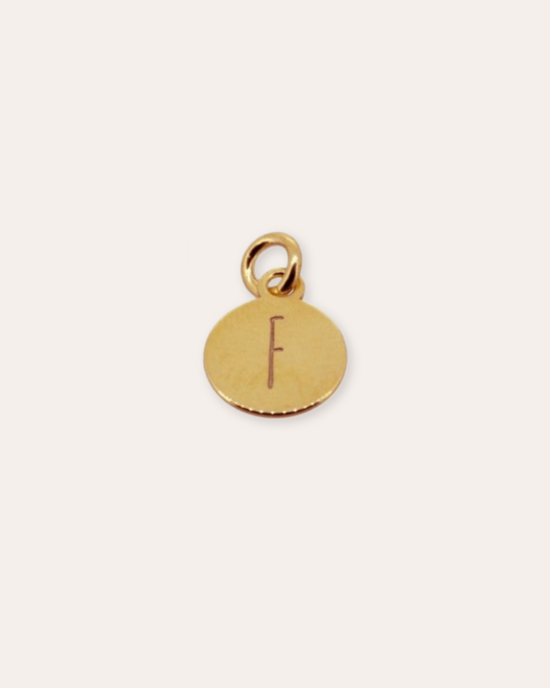 CHARMheyloveInicial de plata bañada en oro | heylove