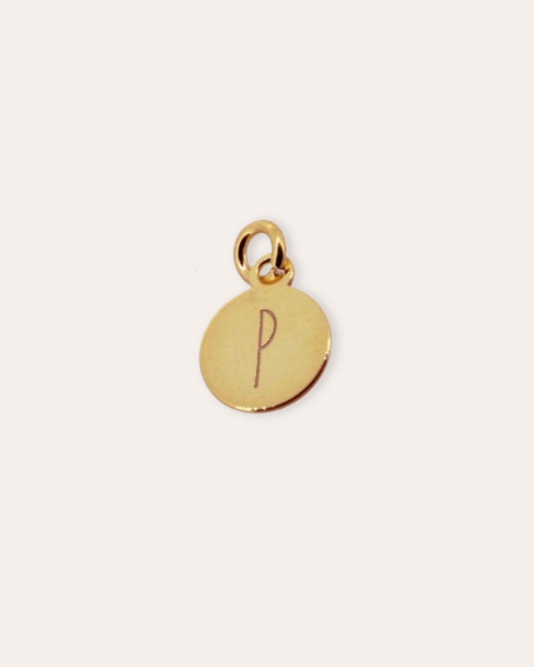 CHARMheyloveInicial de plata bañada en oro | heylove