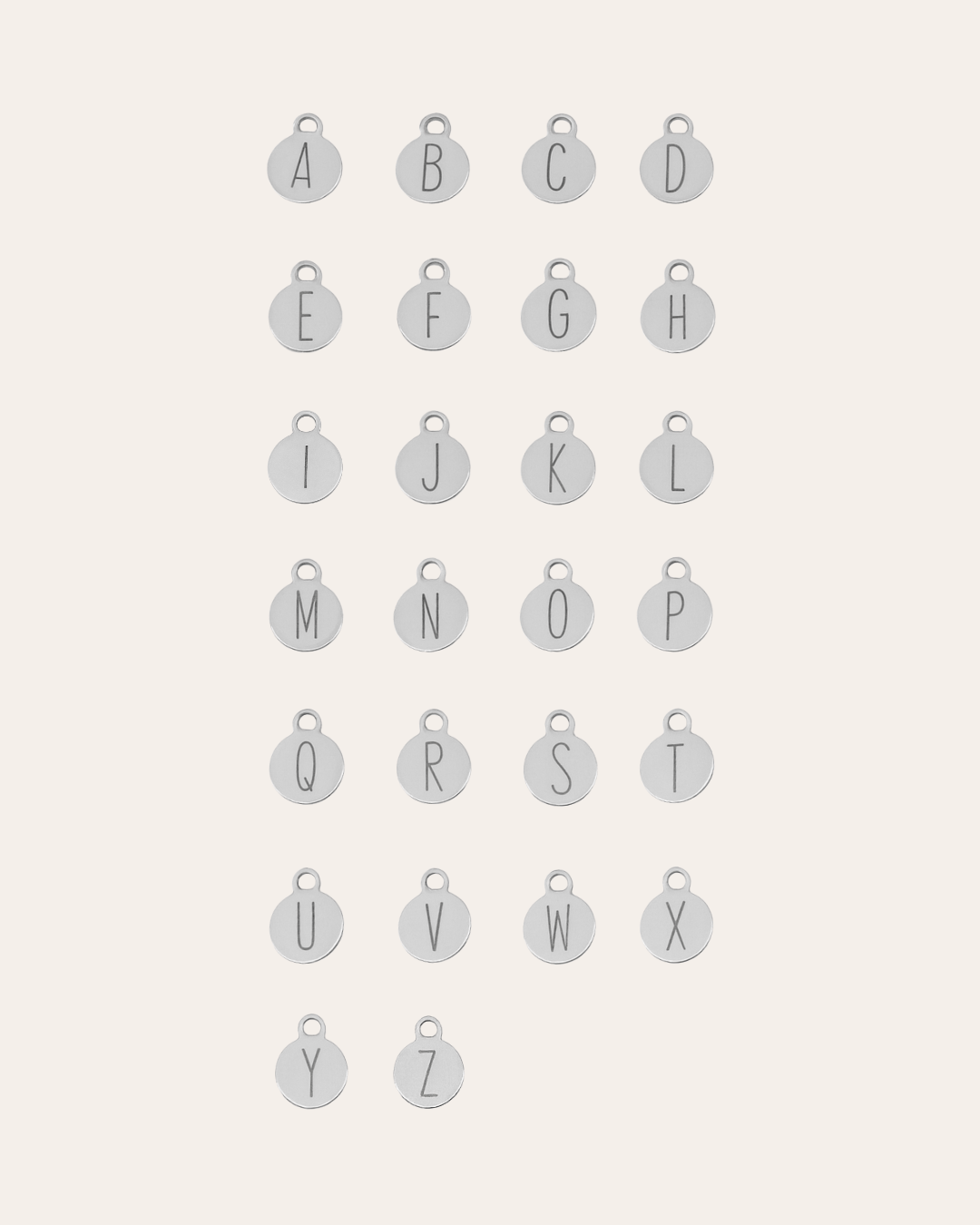 heylove CHARM CHARM INICIAL CHAPITA PLATA