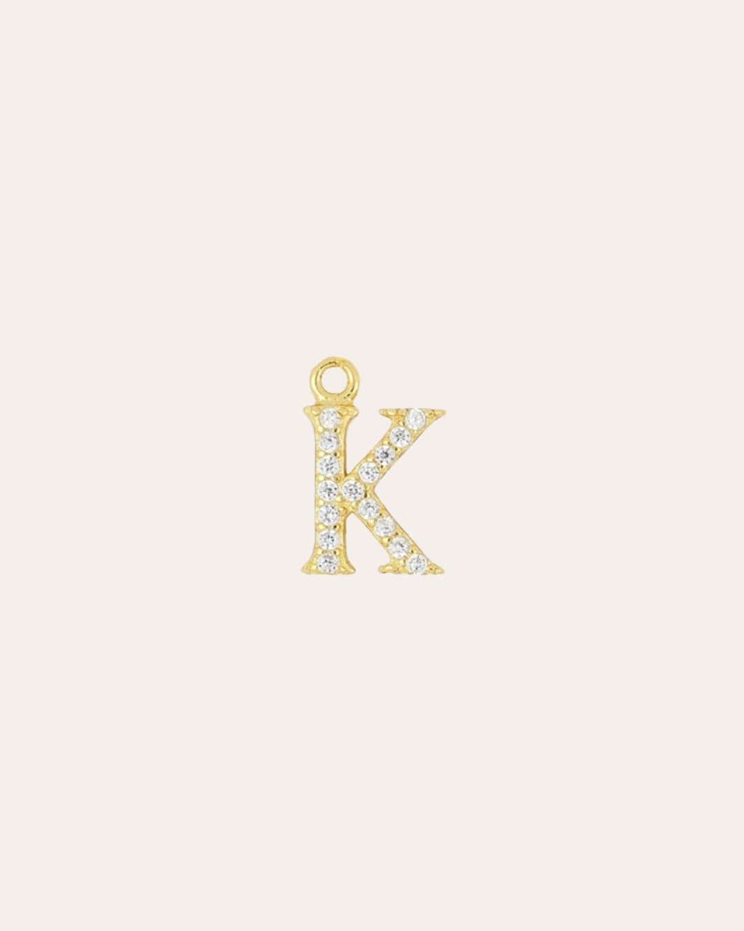 heylove CHARM CHARM INICIAL CIRCONITA ORO
