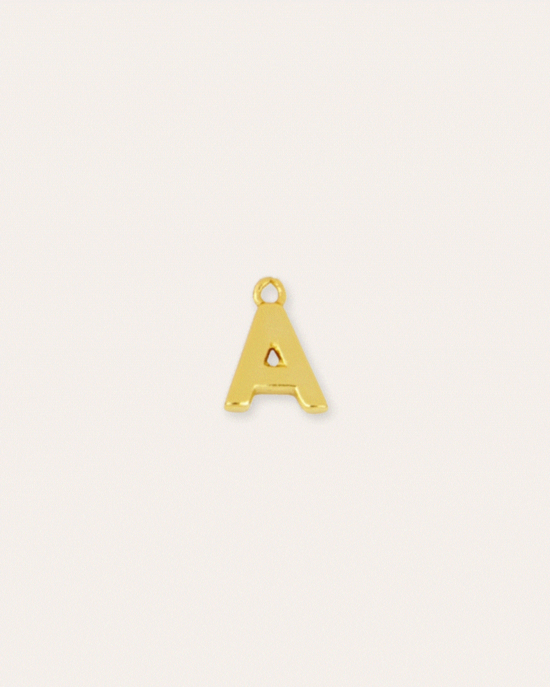 CHARMheyloveCharm inicial lisa oro | heylove