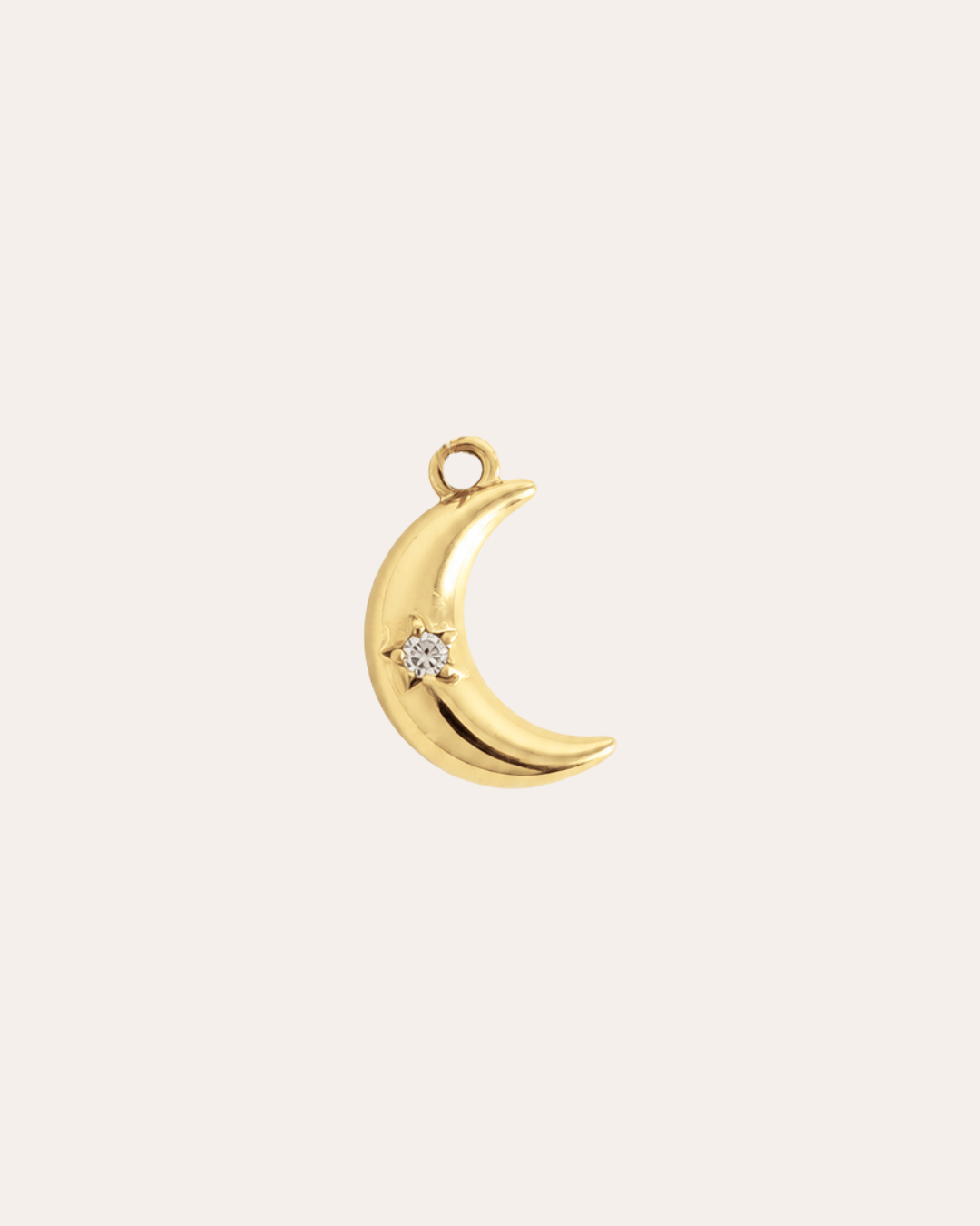 heylove CHARM LUNA CIRCONITA ACERO