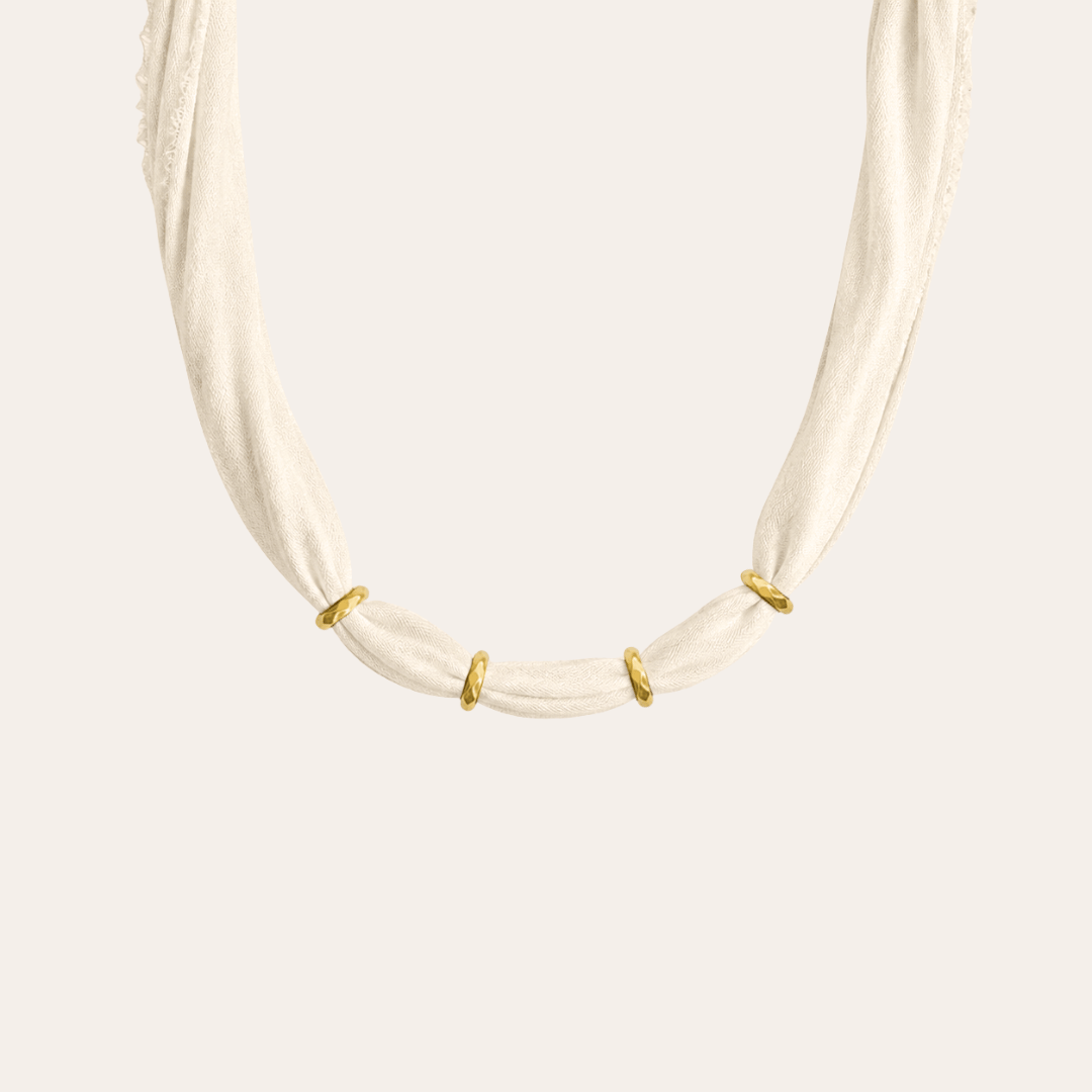 heylove COLLAR SEDA PARA PERSONALIZAR BLANCO