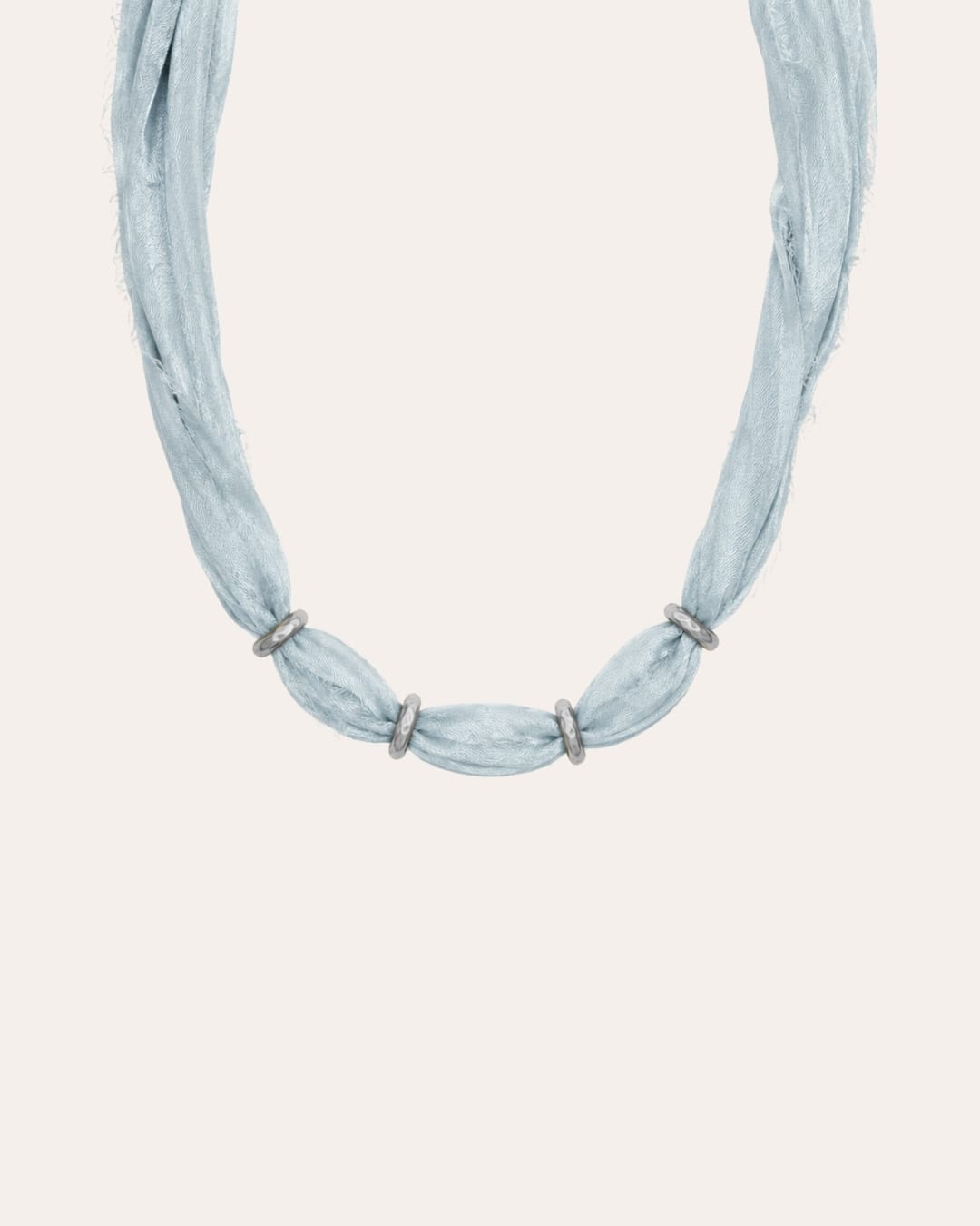 heylove COLLAR SEDA PARA PERSONALIZAR CELESTE