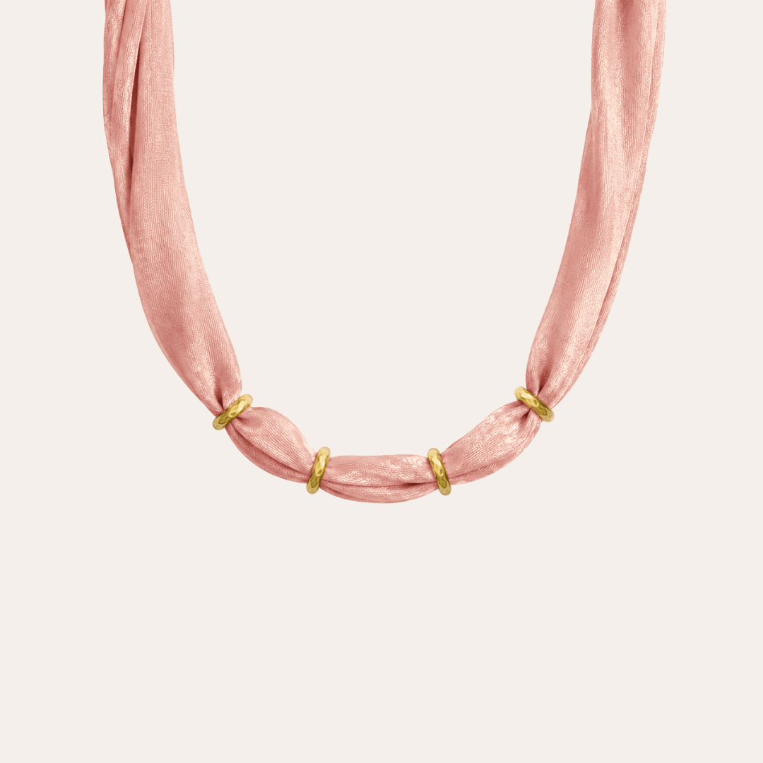 heylove COLLAR SEDA PARA PERSONALIZAR ROSA x CLINIQUE
