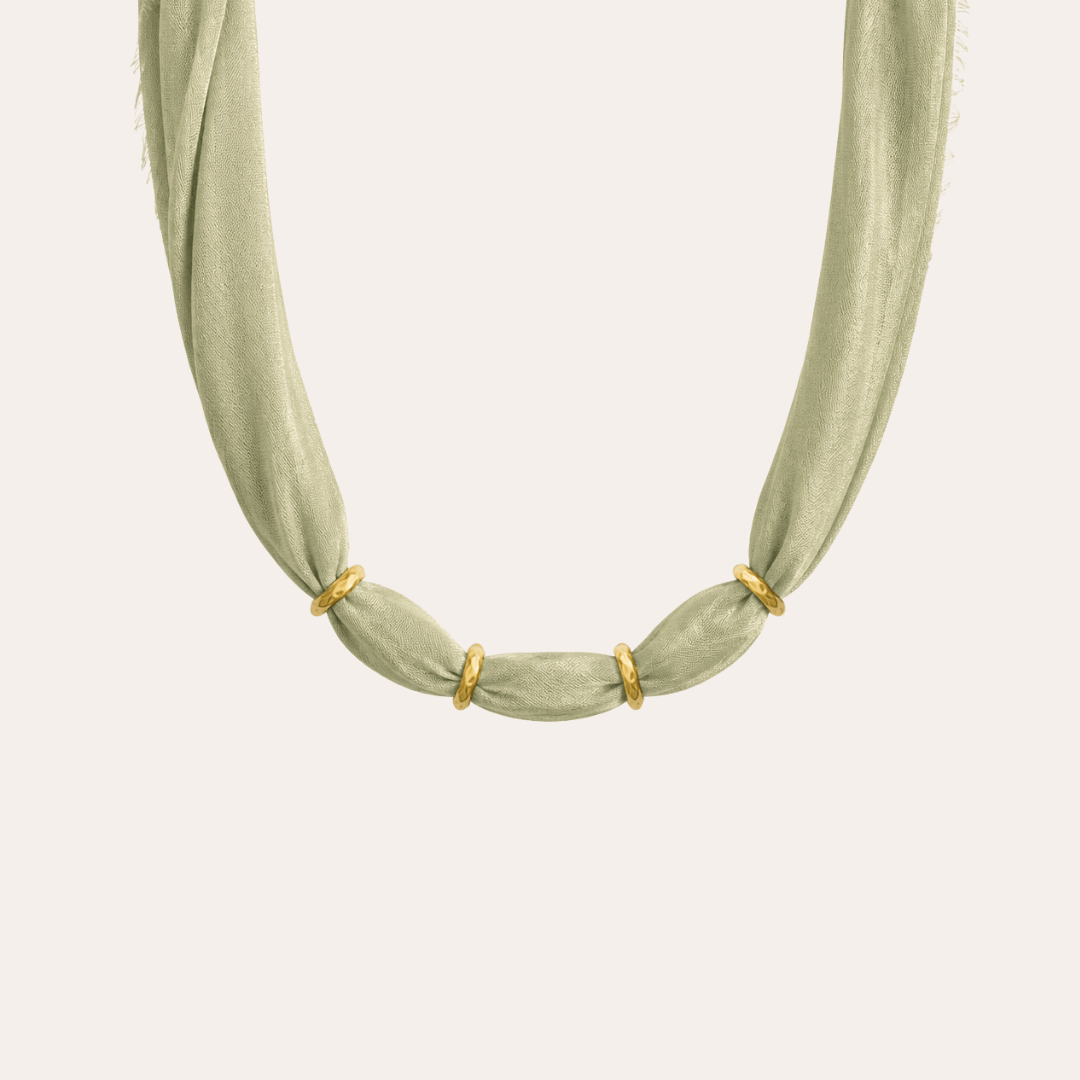 heylove COLLAR SEDA PARA PERSONALIZAR SALVIA
