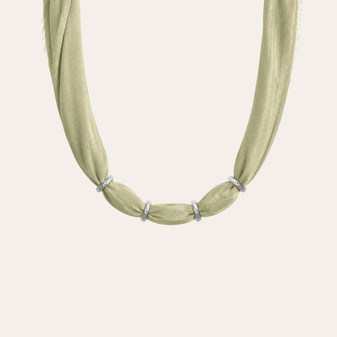 heylove COLLAR SEDA PARA PERSONALIZAR SALVIA