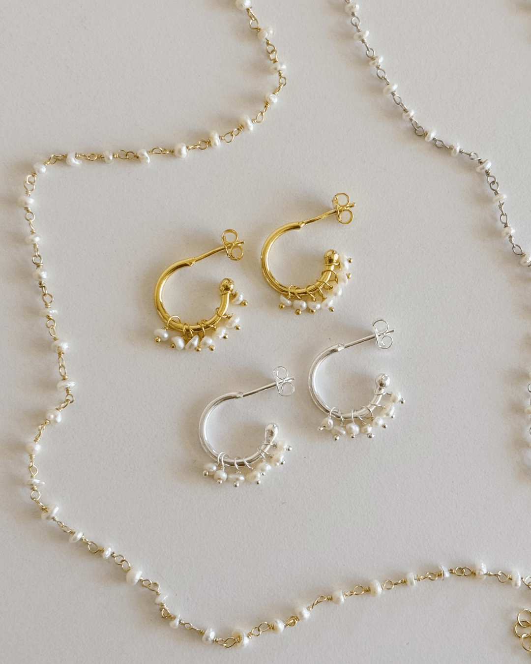 heylove COLLARES CADENA ROSARIO PERLA
