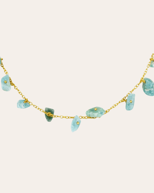 heylove COLLARES COLLAR CHIPS AMAZONITA