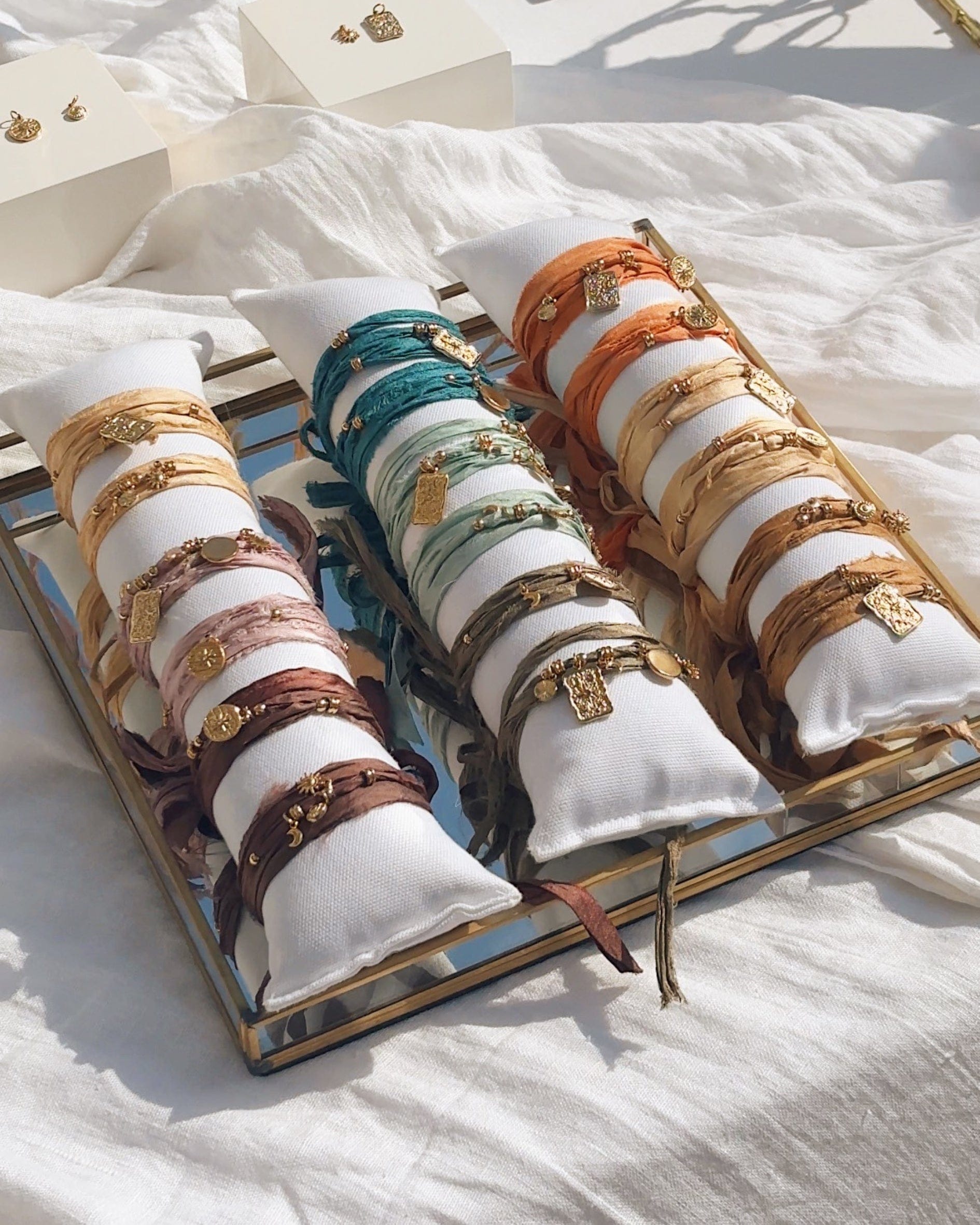 heylove COLLARES COLLAR DE SEDA CON CHARMS