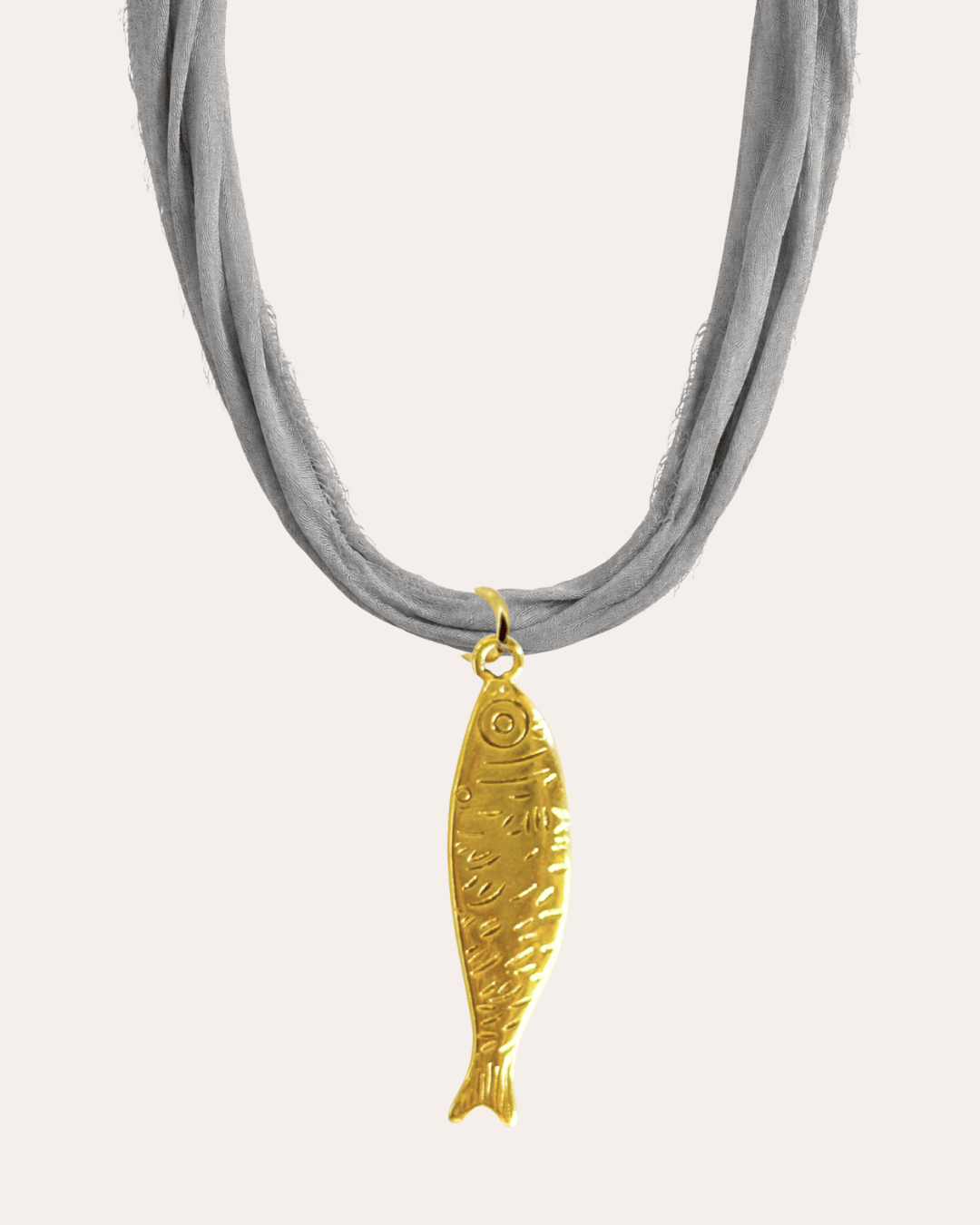 heylove COLLARES COLLAR DE SEDA CON PEZ