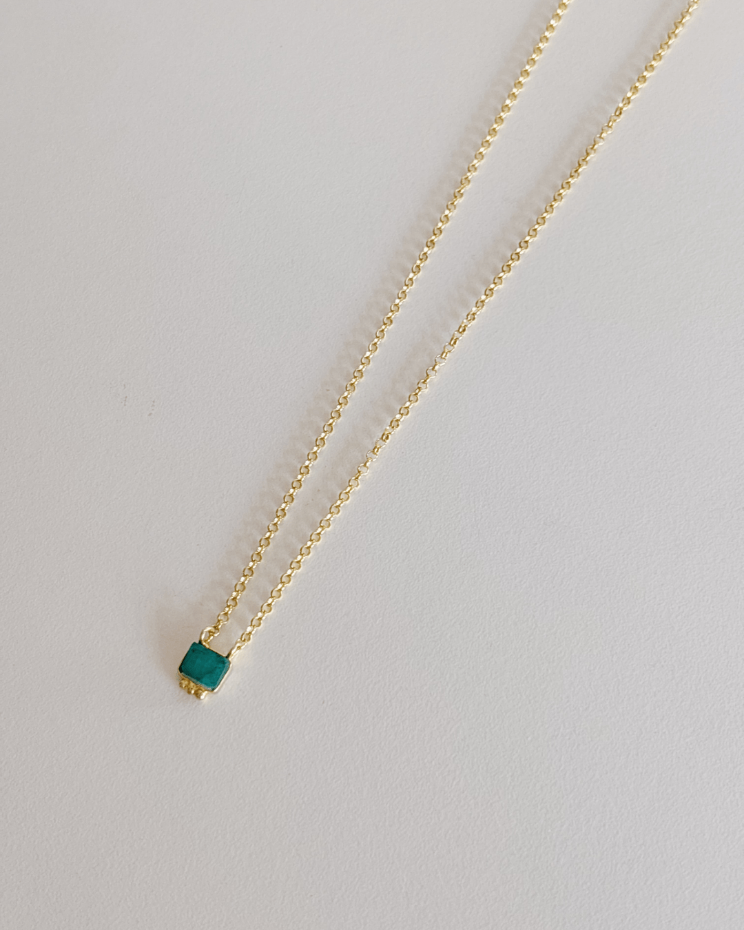 heylove COLLARES COLLAR MINERAL CUADRADO