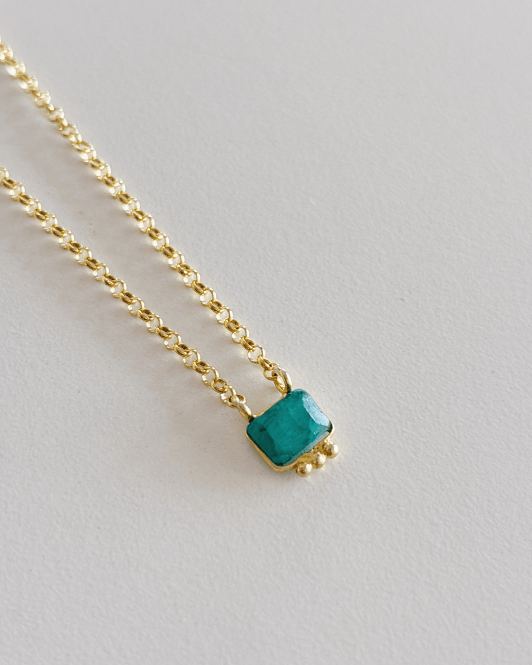 heylove COLLARES COLLAR MINERAL CUADRADO