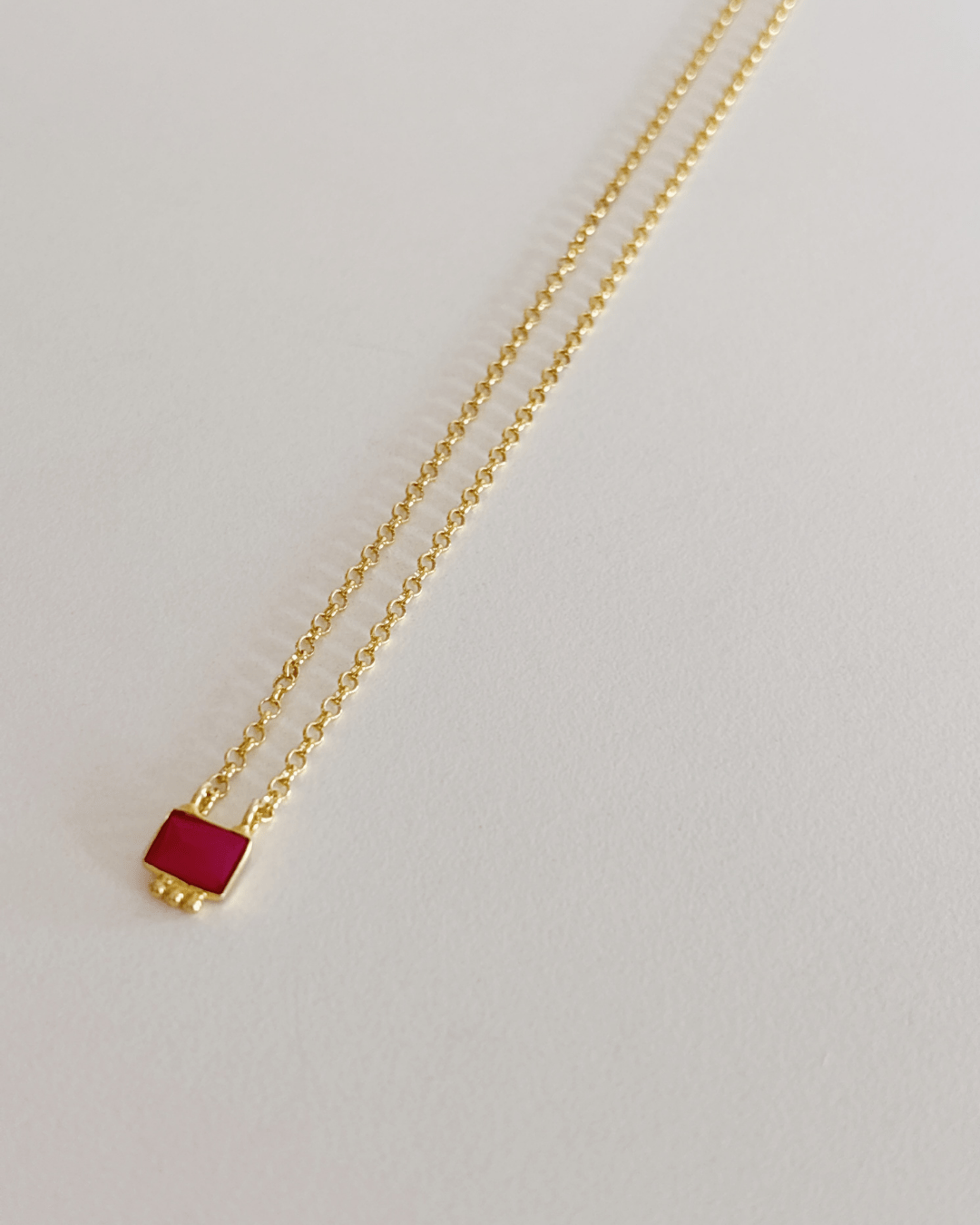 heylove COLLARES COLLAR MINERAL CUADRADO