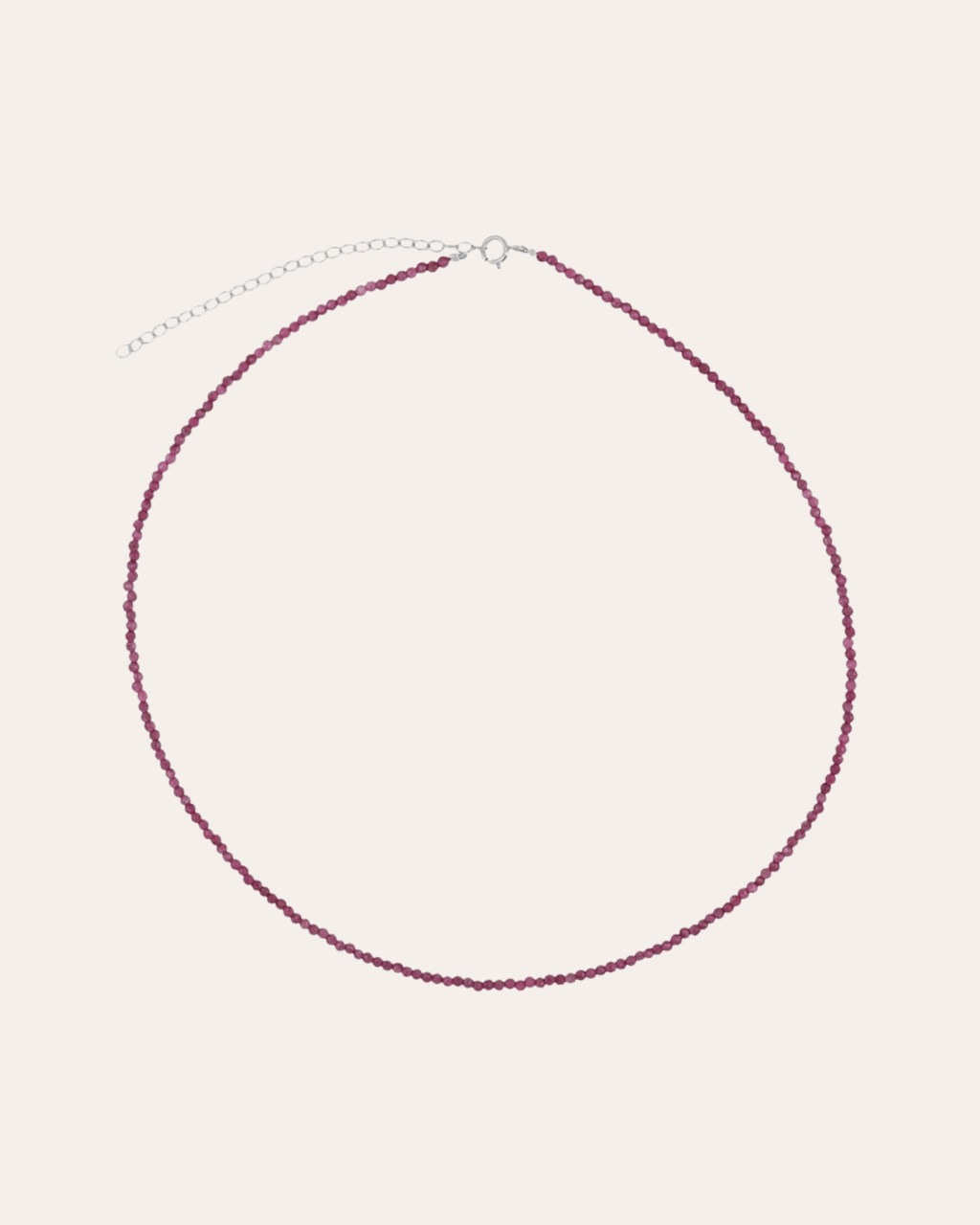 heylove COLLARES COLLAR MINERAL RUBI 2 MM