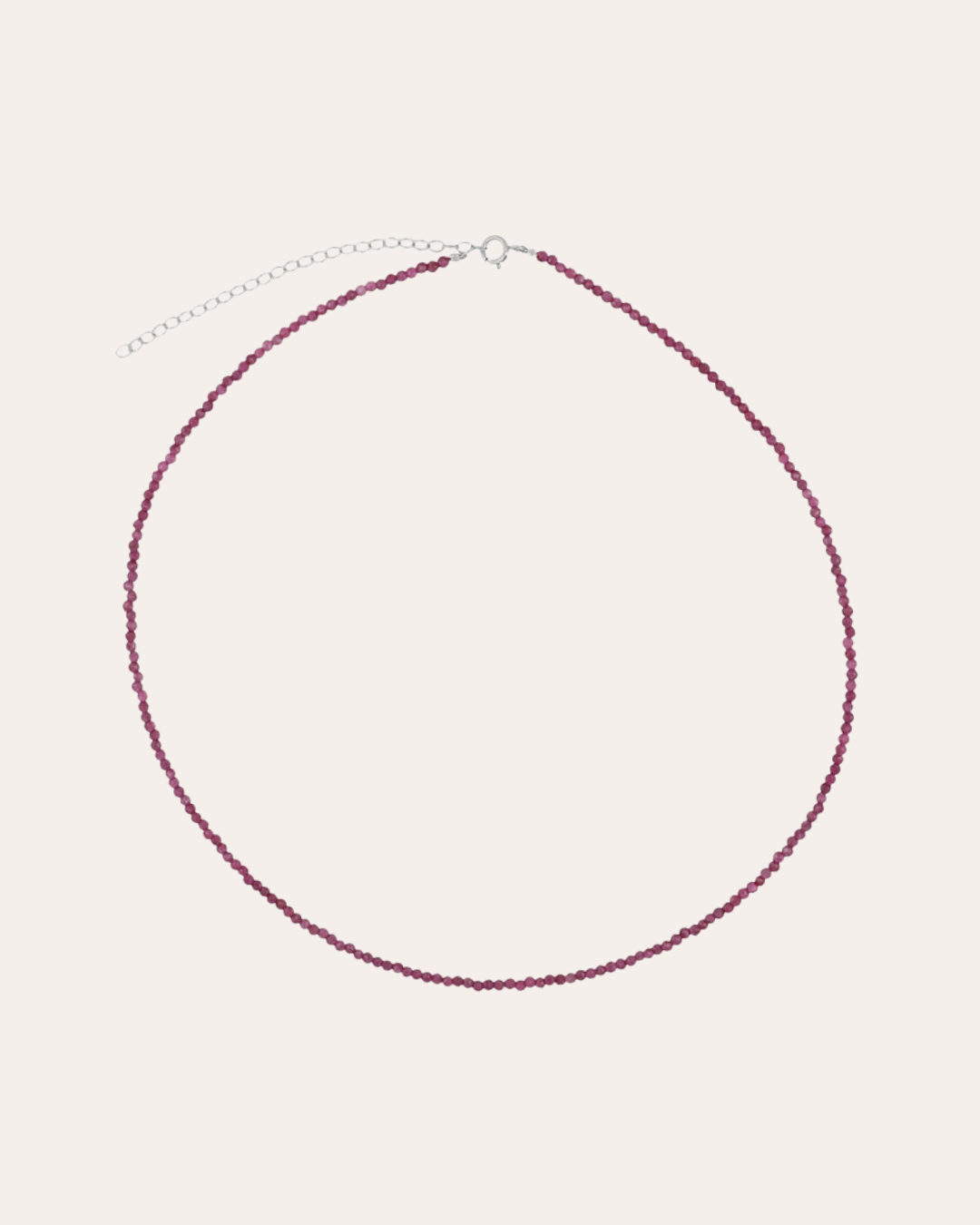 heylove COLLARES COLLAR MINERAL RUBI 2 MM