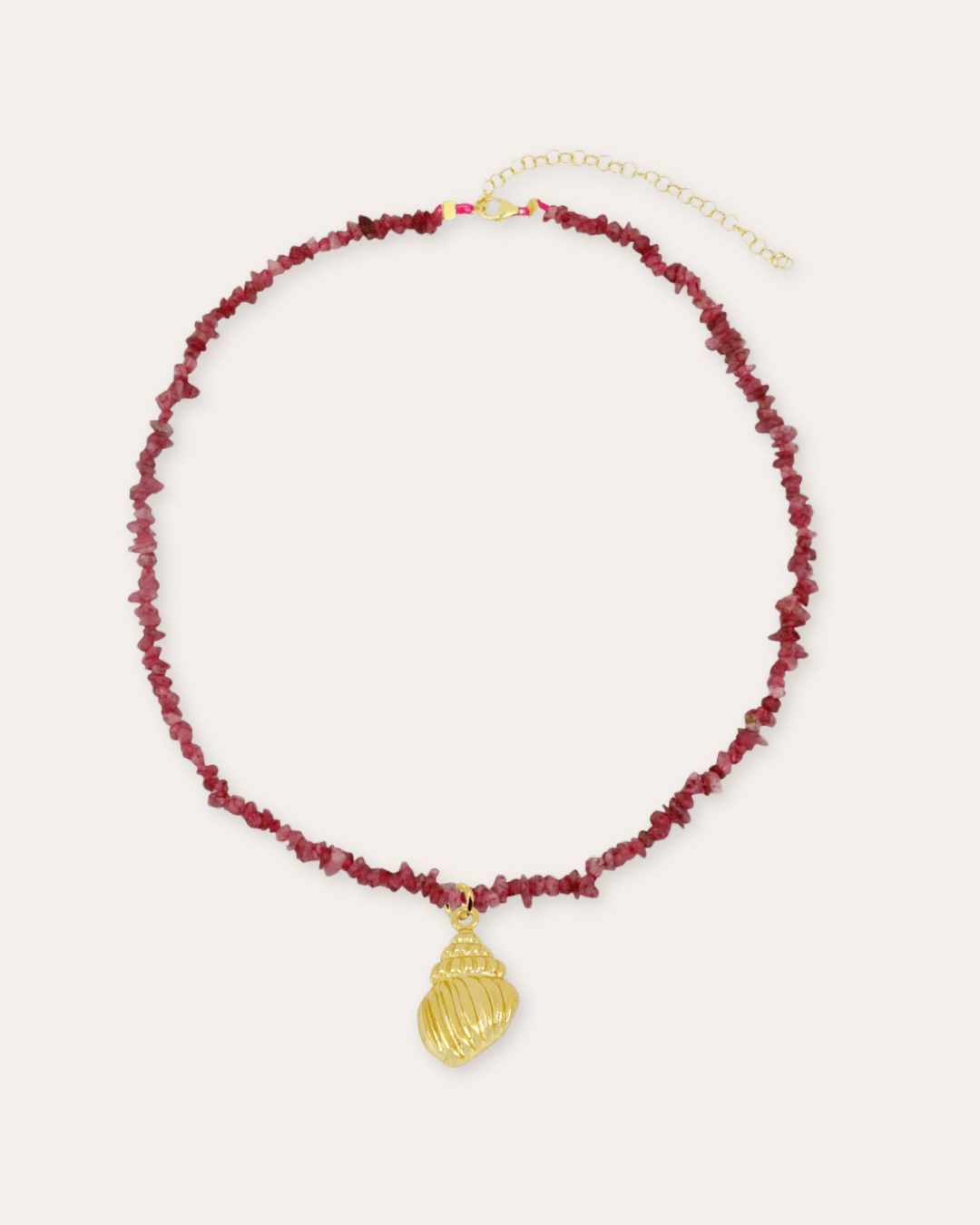 heylove COLLARES COLLAR MINERALES ROJO