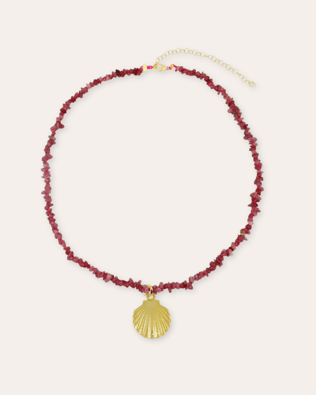 heylove COLLARES COLLAR MINERALES ROJO