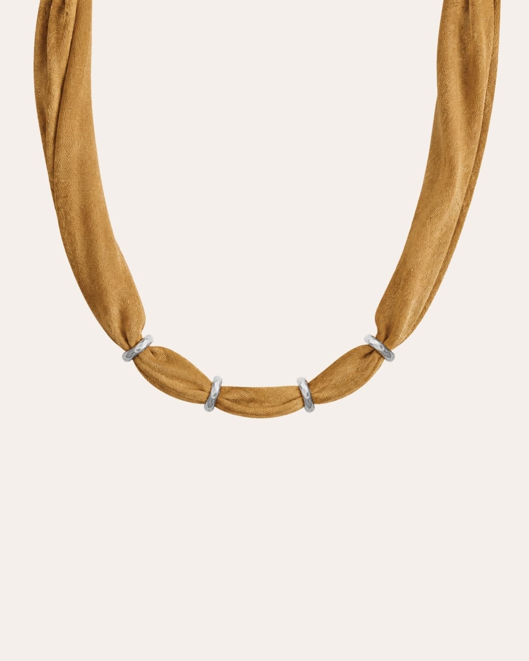 heylove COLLARES COLLAR SEDA PARA PERSONALIZAR MOSTAZA