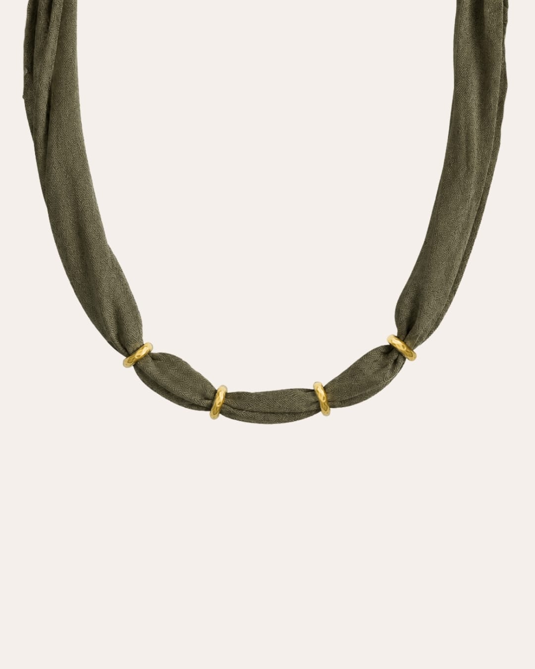 heylove COLLARES COLLAR SEDA PARA PERSONALIZAR VERDE MUSGO