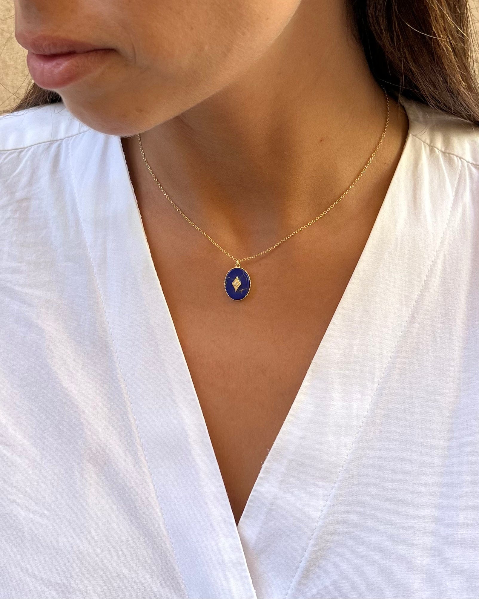 heylove COLLARES COLLAR SHOOTING STAR LAPISLAZULI