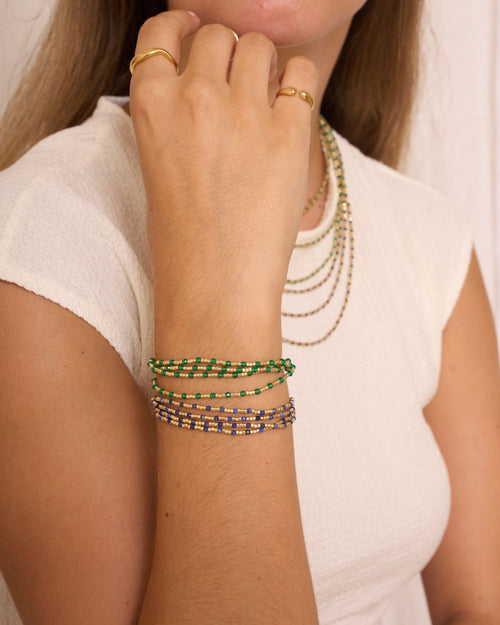 heylove COLLARES PULSERA TRIPLE MIYUKI