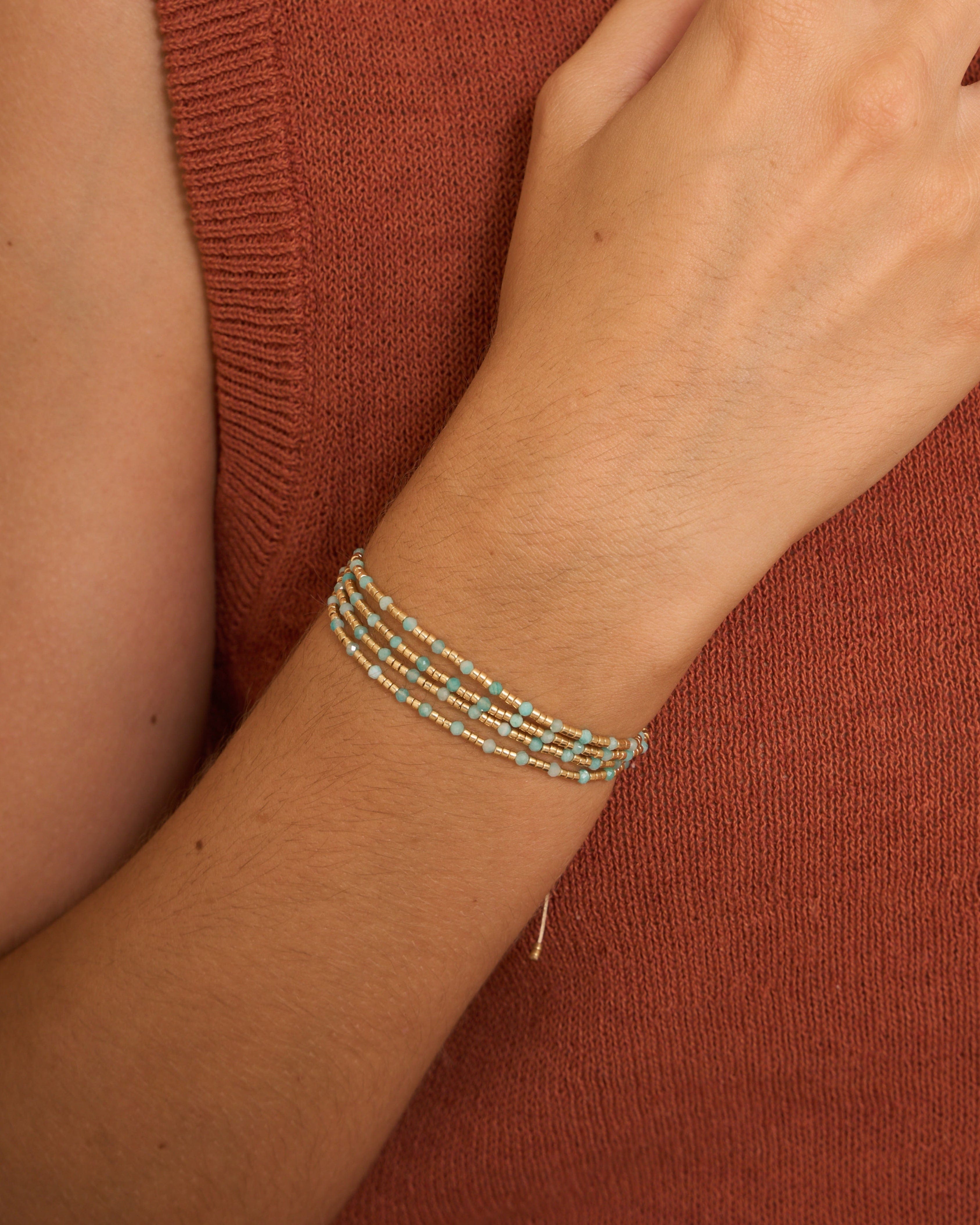 heylove COLLARES PULSERA TRIPLE MIYUKI