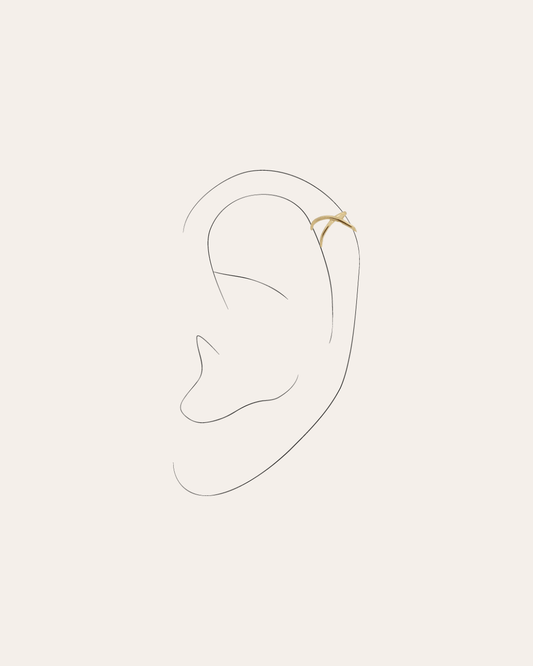 heylove EARCUFF EAR CUFF CROSS