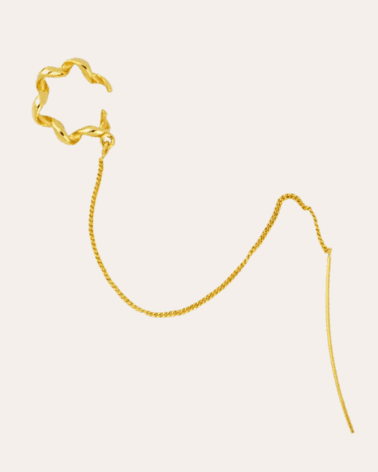 heylove EARCUFF EAR CUFF CURLY CHAIN