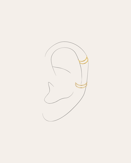 heylove EARCUFF EAR CUFF DOBLE