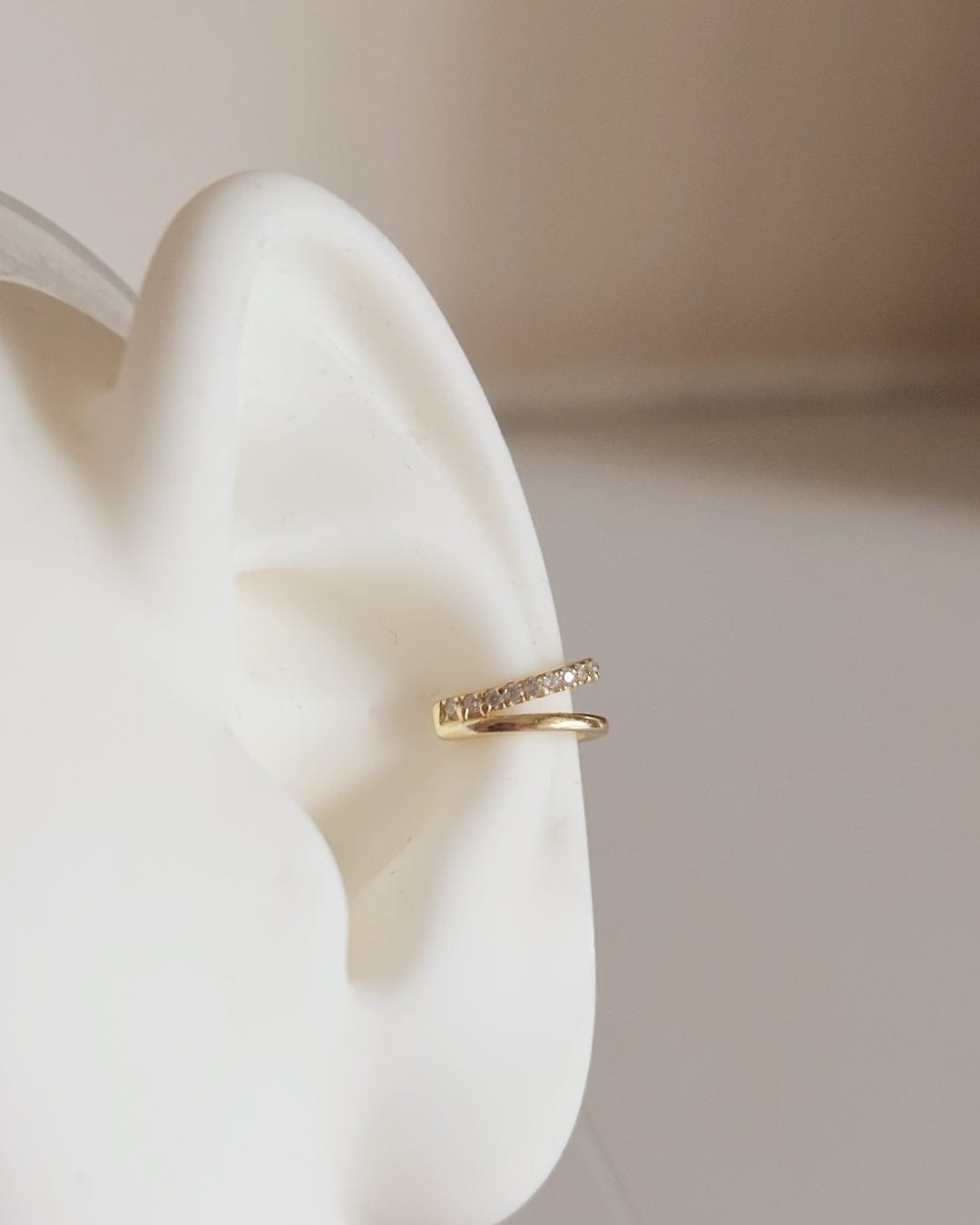 heylove EARCUFF EAR CUFF DOUBLE LINE CZ