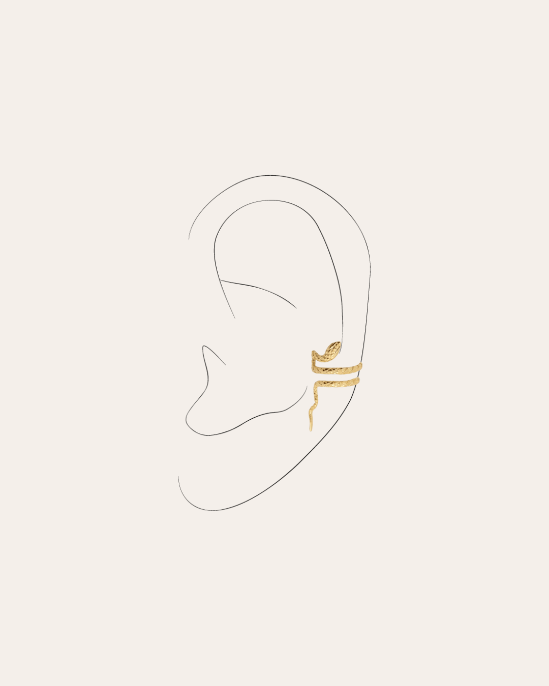 heylove EARCUFF EAR CUFF XL SNAKE