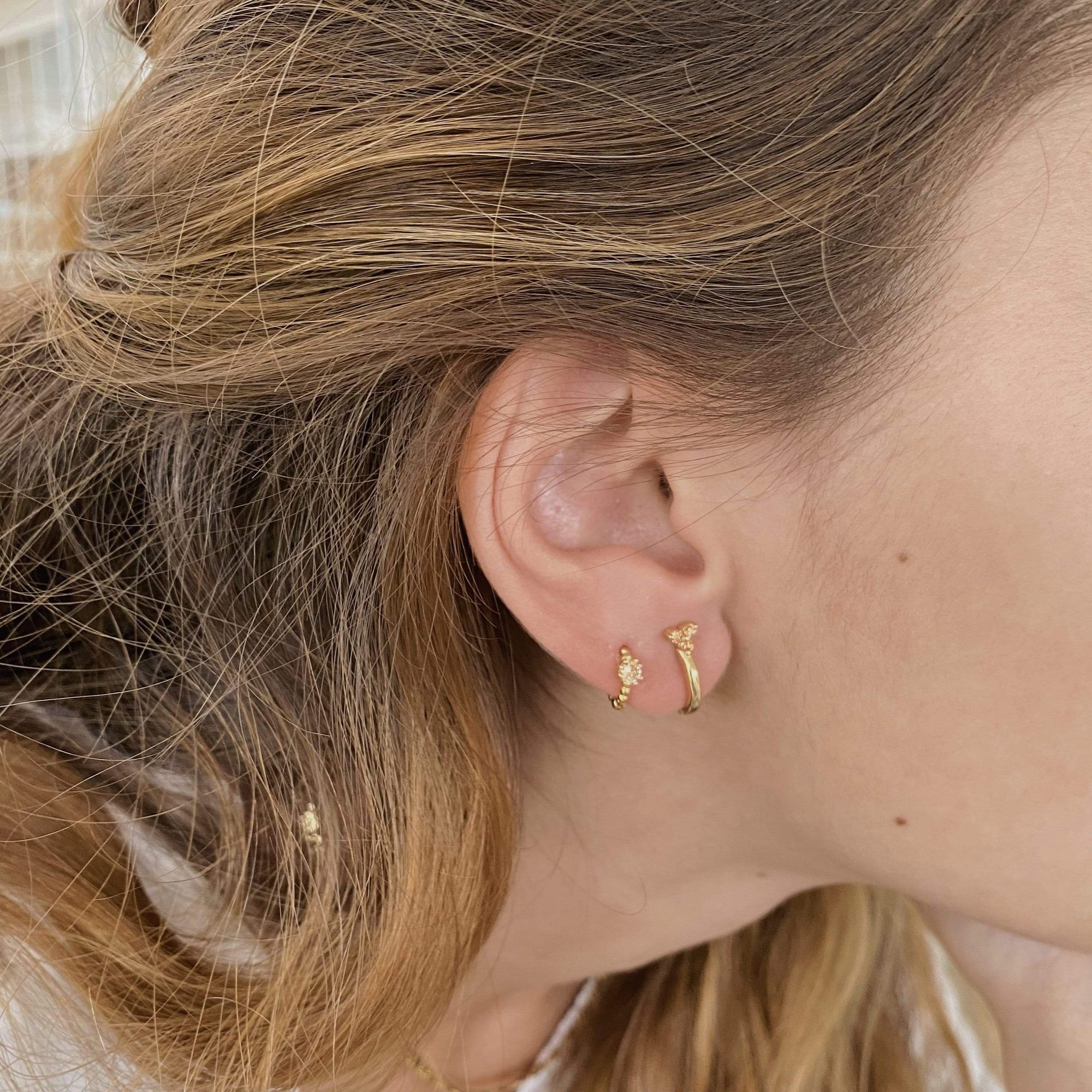 heylove LAST CHANCE TRIPLE DOT HOOPS