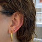 heylove Pendiente primera puesta ABRIL CRISTAL 2 MM ORO