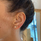heylove Pendiente primera puesta ABRIL CRISTAL 2 MM ORO