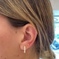 heylove Pendiente primera puesta CIRCONITA 2 MM ORO