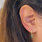 heylove Pendiente primera puesta CIRCONITA 2 MM ORO