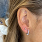 heylove Pendiente primera puesta CIRCONITA 2 MM PLATA