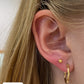 heylove Pendiente primera puesta ESTRELLA 3 MM ORO